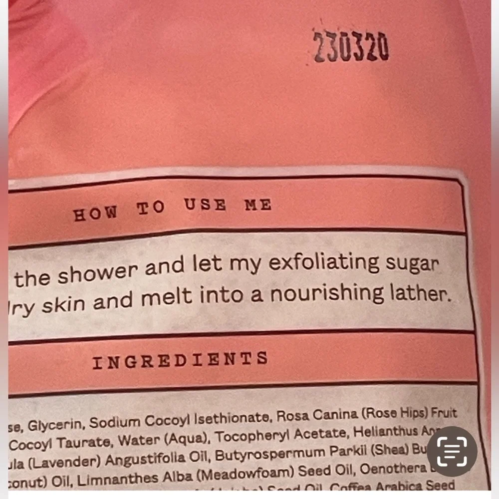 Frank Body Rosehip Body Scrub & Cleanser